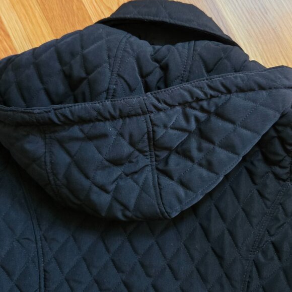 Gallery Black Quilted Jacket Size PS- Like New - Picture 2 of 5